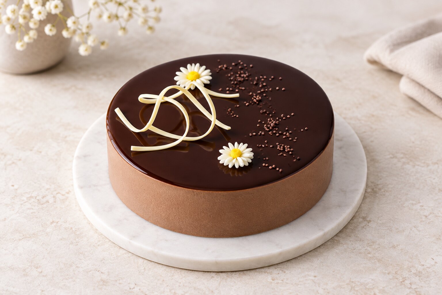 Bavarois au chocolat à Liège