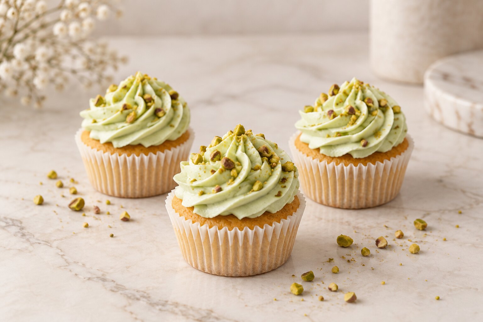 Cupcake vert à Liège