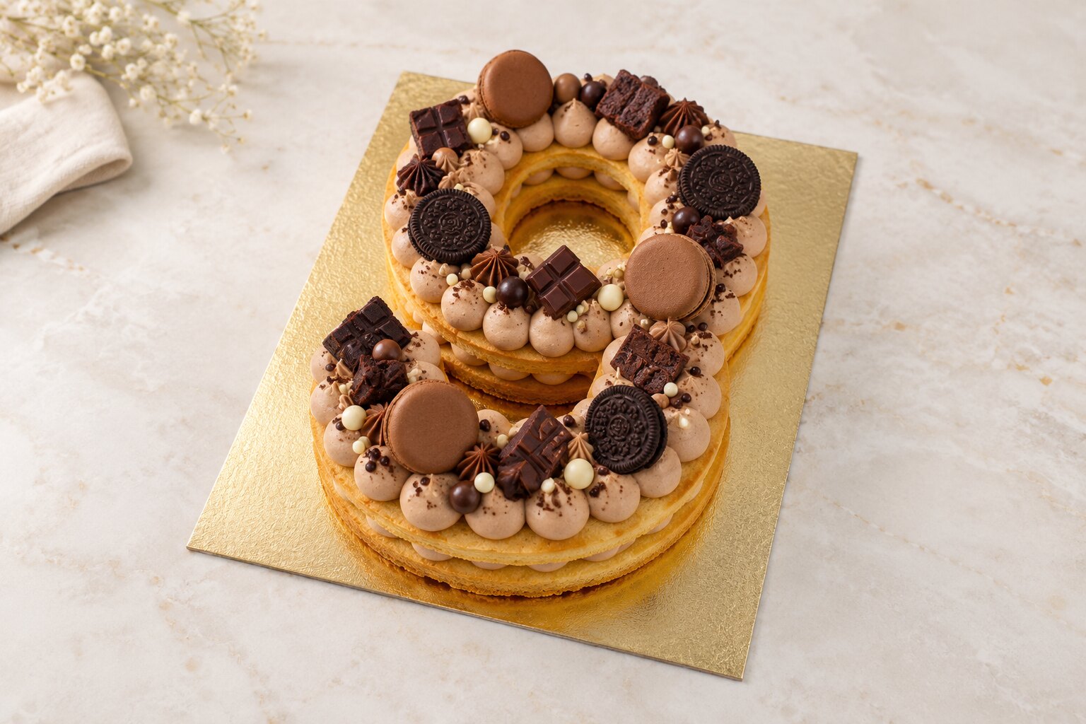 Number Cake Chocolat à Liège